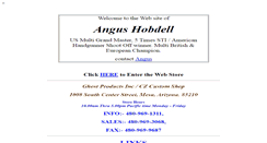 Desktop Screenshot of angushobdell.com